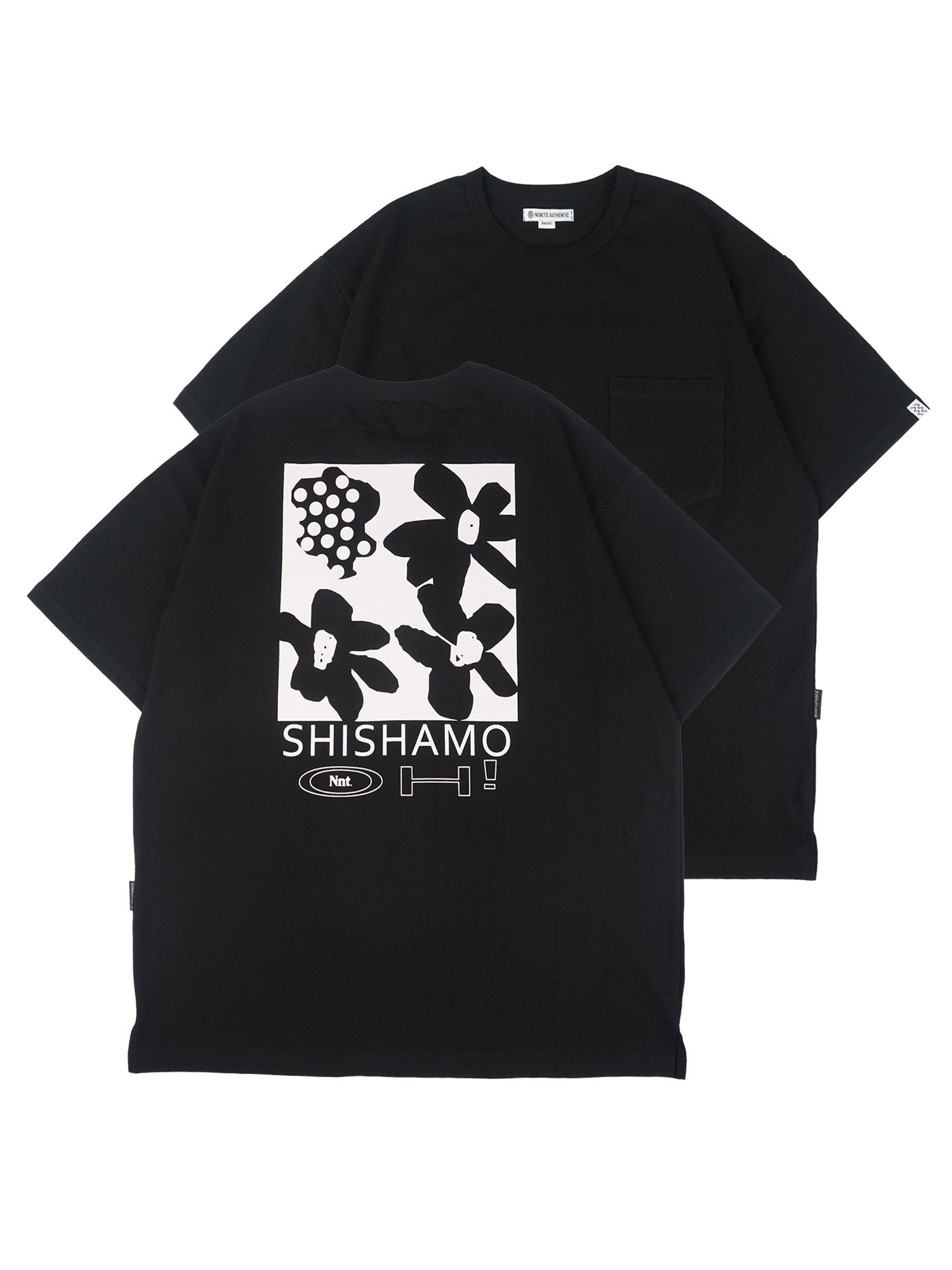 Nenets Authentic Shishamo Flower S/S Tee Black Black/Basic (M)/Free