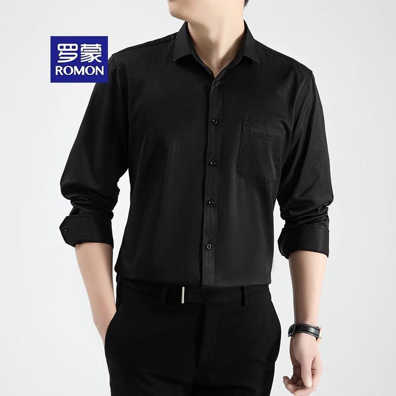 

ROMON Men s Long Sleeve Business Shirt 41