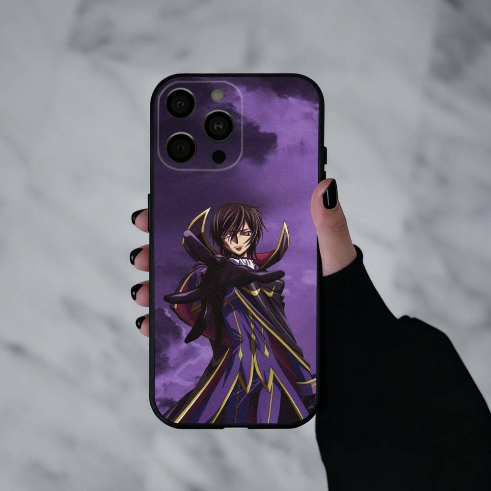 Japanese Anime C-Code G-Geass  Phone Case For iPhone 17pro,16,15,14,13,12,11 Plus,Pro Max,XS,Soft Silicone Black Cover