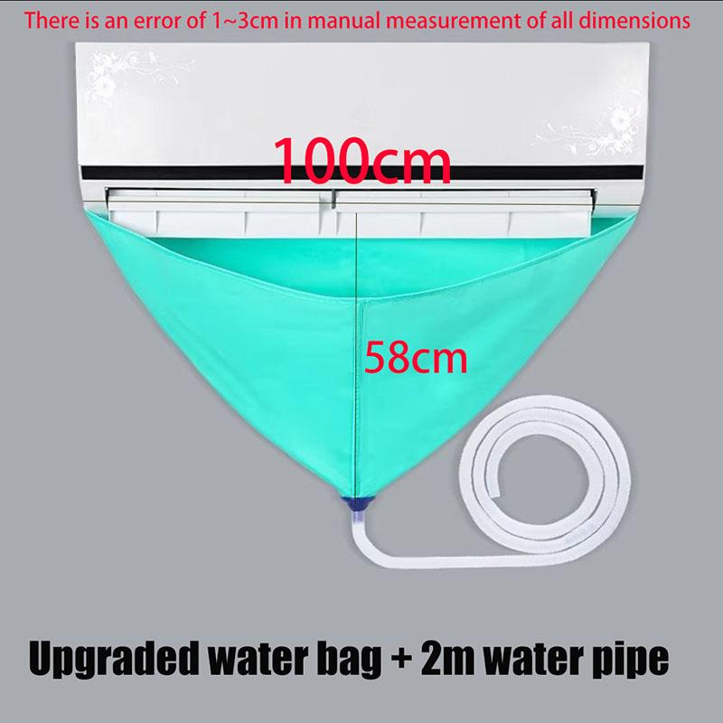 Air Conditioner Cleaning Cover Kit Clean Tool Waterproof Dust Protection Cleaning Cover Bag with Water Pipe For Household