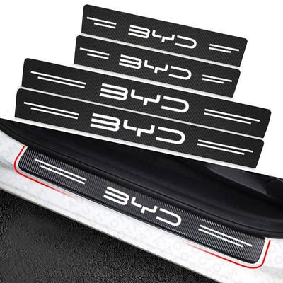 Car Door Sill Stickers Accessories For BYD M6 G3 G5 T3 13 F3 F0 S6 S7 E5 E6 L3 Tang Yuan Atto3 Song Covers Accessories Interior