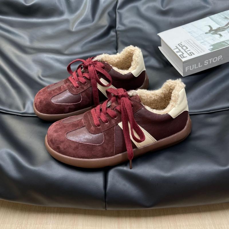 New velvet women's new winter versatile platform casual board shoes warm and non-slip cotton shoes tide