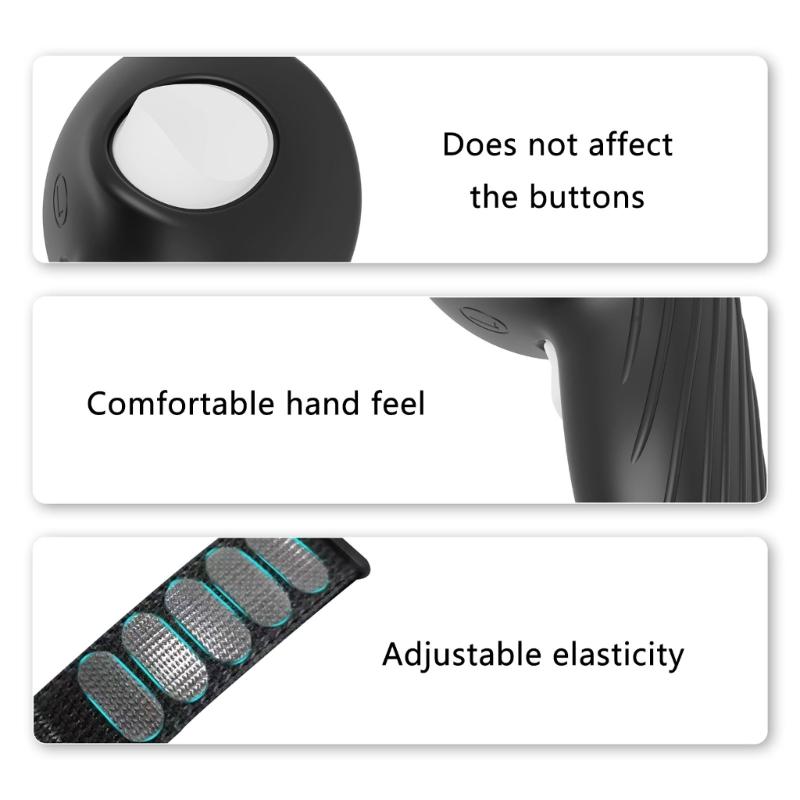 VR Handle Protections Kit for PICO4 Ultra with Silicone Covers and Lens Films, Enhanceds Grip
