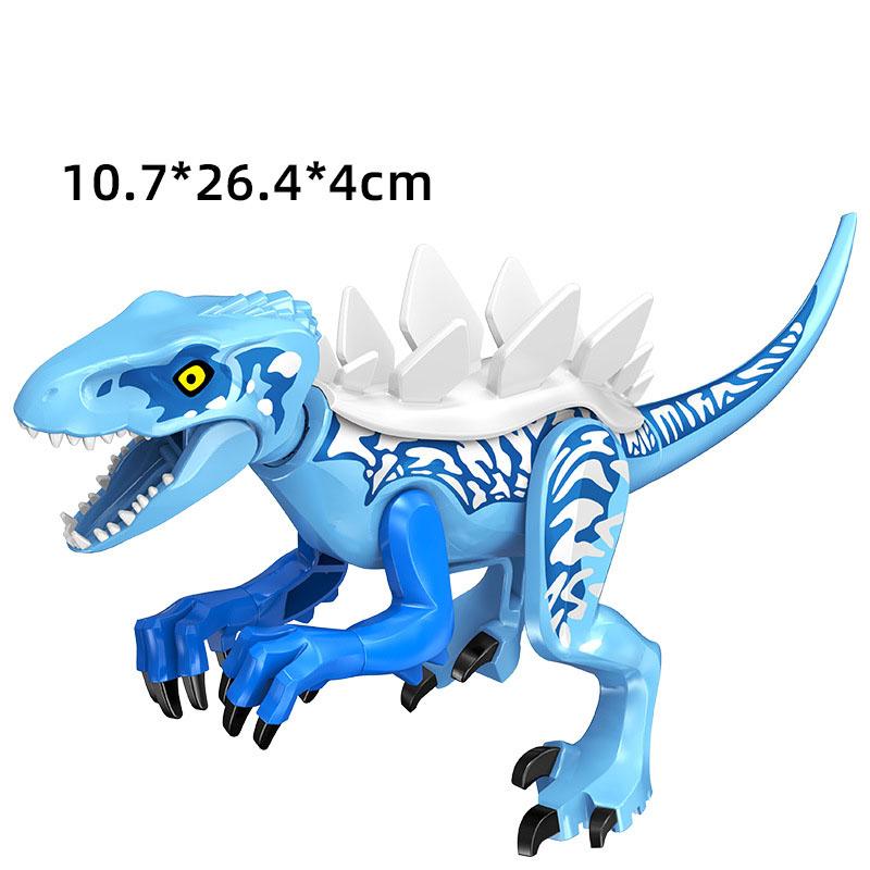 Jurassic Dino World Store Dinosaurfigurer Klosser Byggeklosser Velociraptor T-Rex Triceratops Indominus Rex Leker For Barn