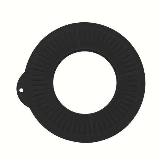 

Силіконова кришка-бризкозахист Міцний механізм блокування Жаростійкий захист від бризок для ручного блендера Аксесуар для блендера проти розливання A чорний