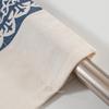 Yimanqiyun Blue Floral Window & Door Curtains, Coffee & Kitchen Washbasin Dustproof Cover