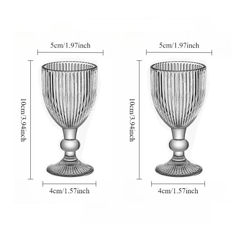 2pcs Luxury Whiskey Cocktail Glass Exquisite Champagne Glass High-end Cocktail Glass Creative Fashionable High-legged Juice Cup 2pcs