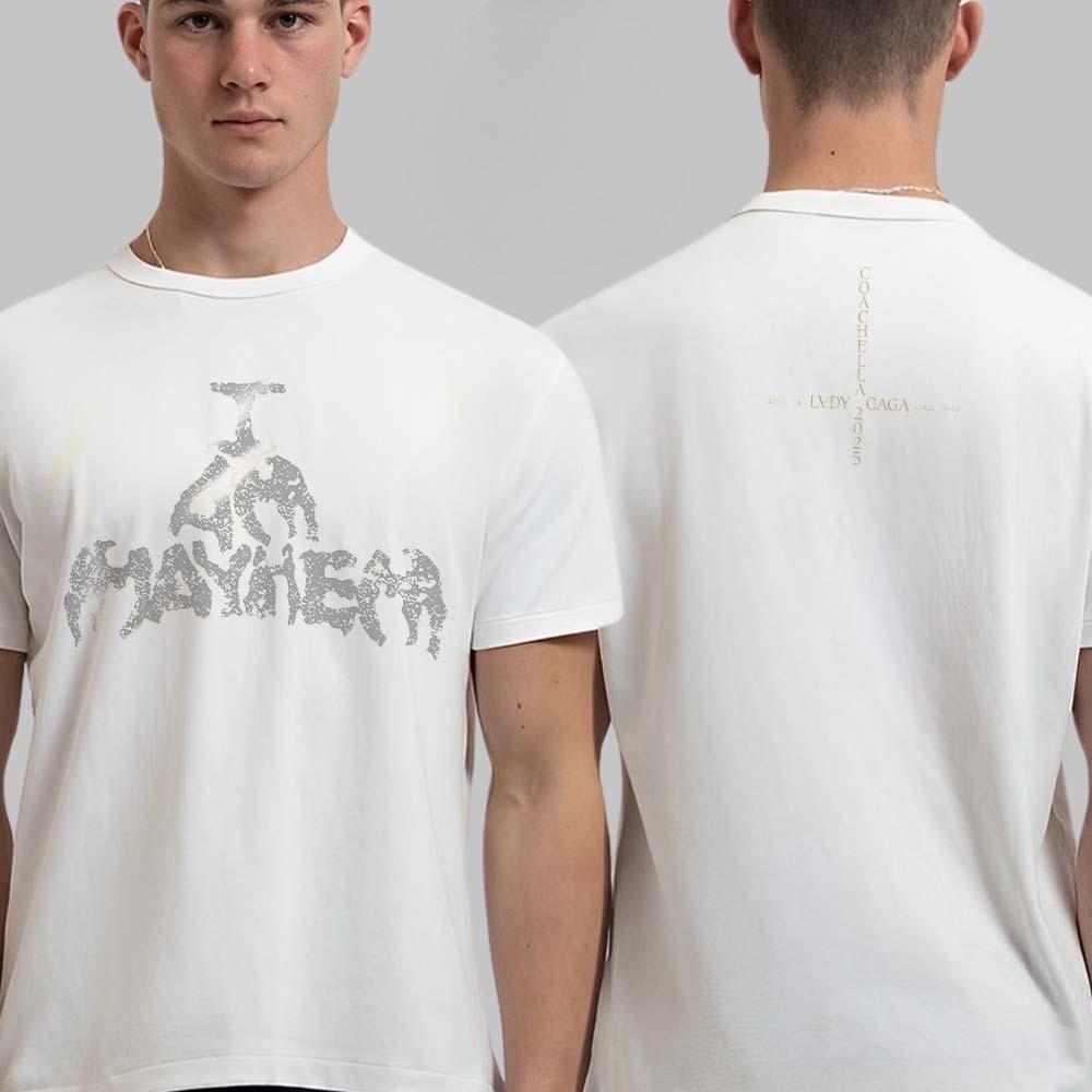 Lady Gaga The Mayhem Ball Tour 2025 2026 Exkluzivní Merch Baila O Muere Tancuj nebo zemři Španělsko Tričko