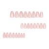 Solid Color Cat Eye Wearable Nails: Detachable Short Nude False Nail Tips & Stickers