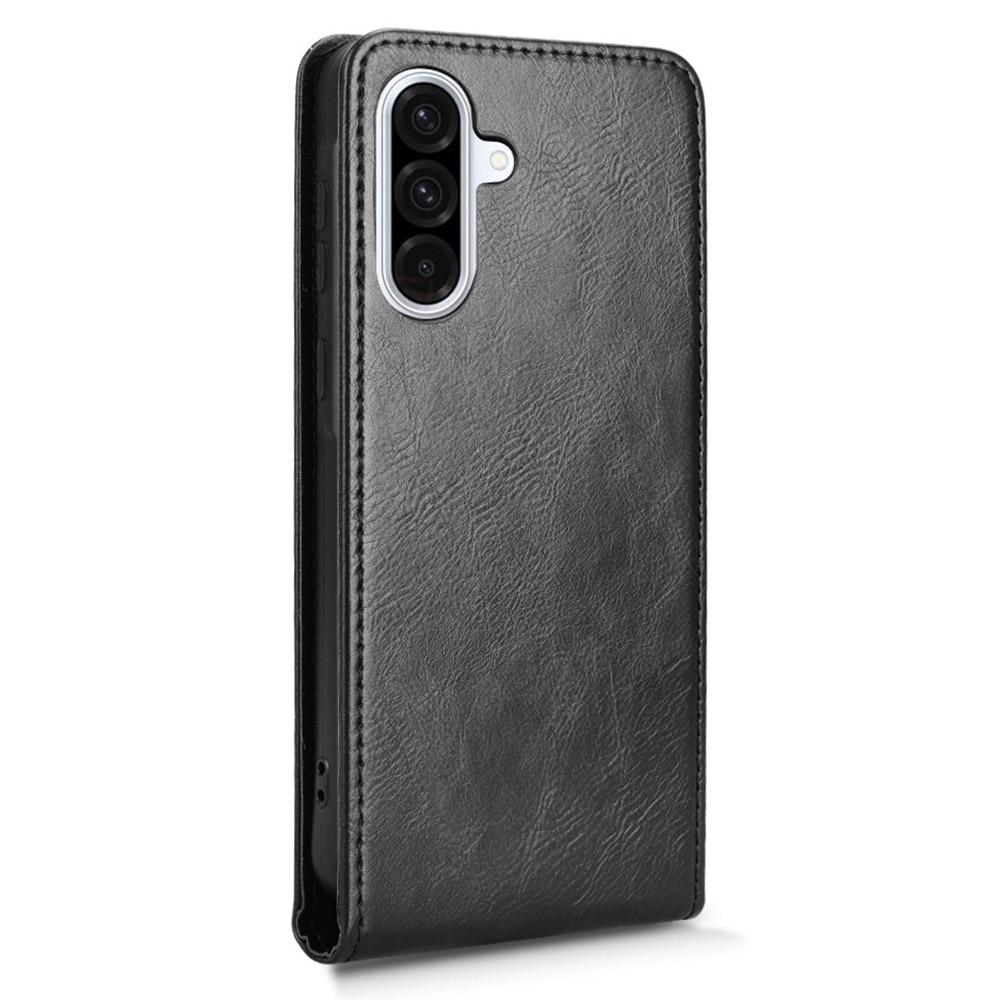 Etui dla Samsunga Galaxy A56 5G z przegródką na karty, magnetyczne, skórzane etui na telefon z klapką pionową