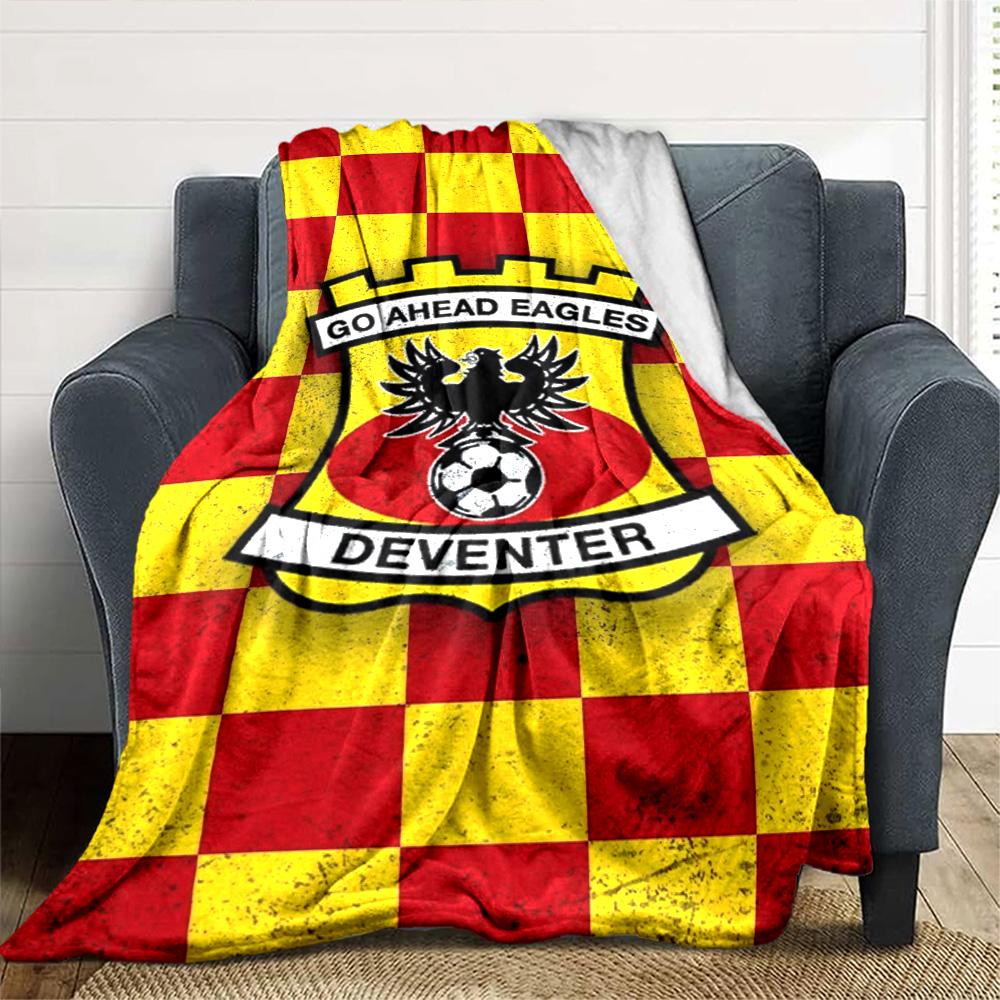 Go Ahead Eagles Print Flanelldecke Hohe Qualität Warm Bequem Decke für Alle Jahreszeiten Perfekt für Geschenke Heimdekoration
