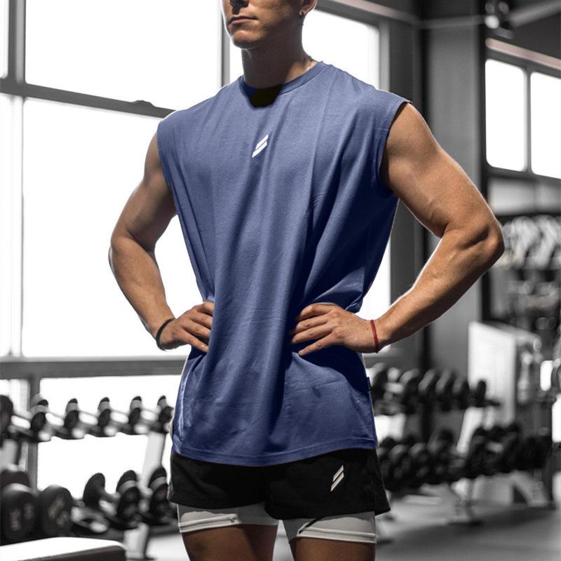 Men's Quick-Dry Tank Top - Breathable Bird's Eye for Basketball & Fitness.