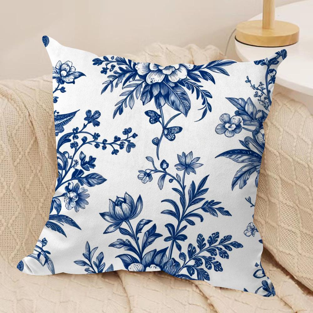 Bohemian Style Texture Cushion Cover Short plush Doublesided Print Square Throw Pillow Covers Sofa Home Cushion Decor