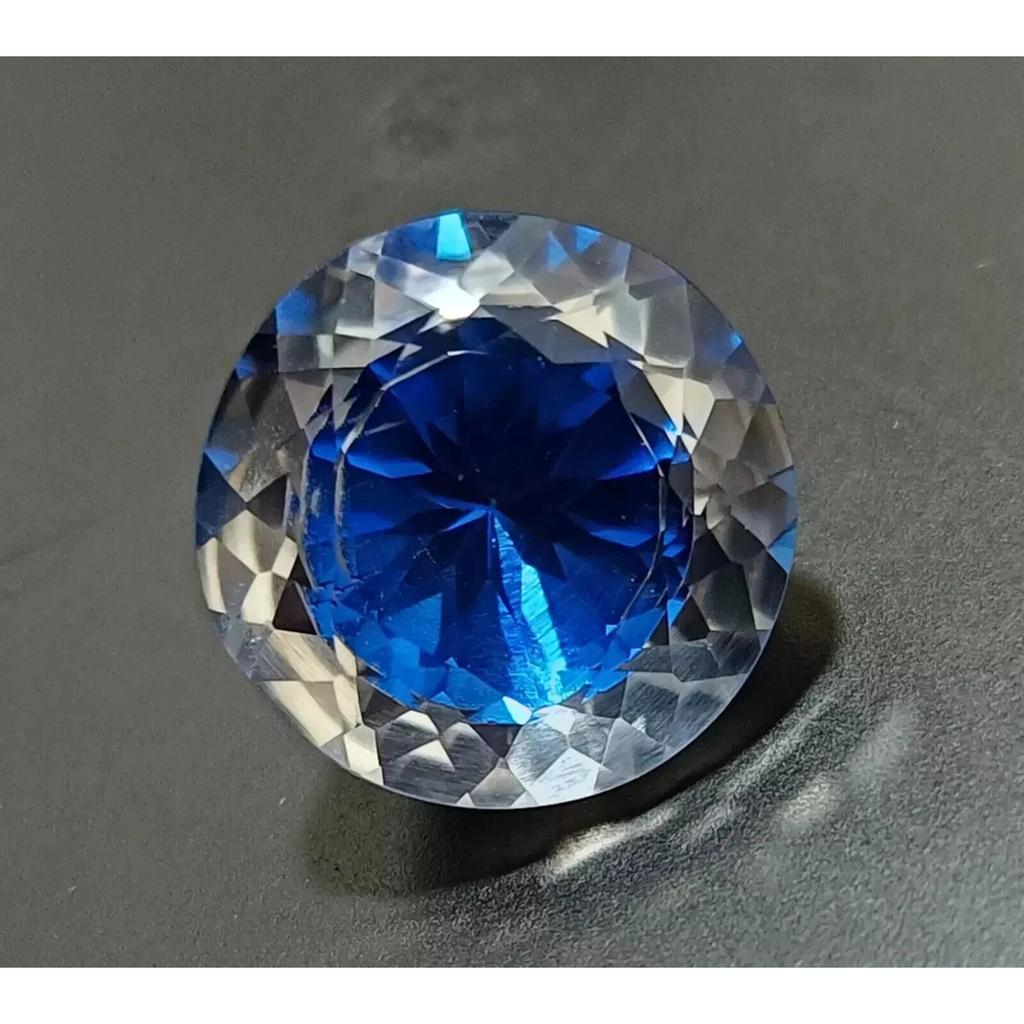 Pitambari Sapphire Bi-Color & Stud Making Round Cut 10+ Ct Beautiful Gemstone