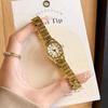 Women's Original Luxury Brands Women's Watch, Wine Barrel Shaped Dial, Retro Roman Elegant Steel Strap Quartz Women's Watches