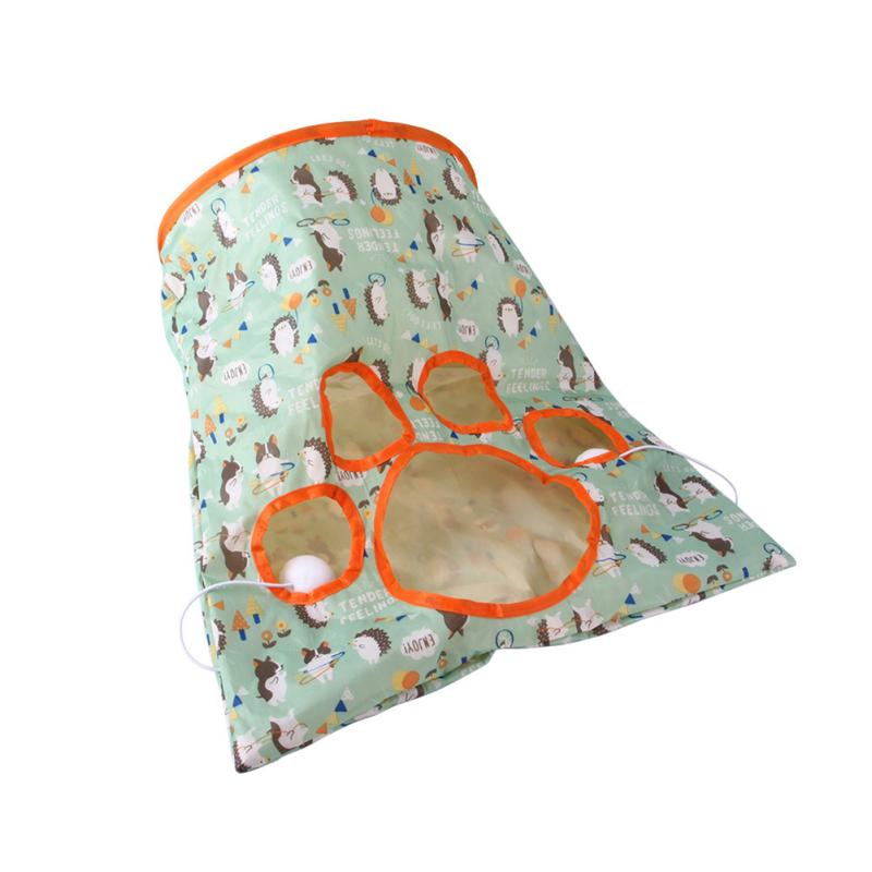 Three-layer Sound Paper Cat  Tunnel Interesting Breathable Cat-claw-shaped Hole Tear-resistance