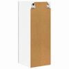 Wall Mounted Cabinet with Door 2 Pcs Grey Sonoma and White 30 X 31 X 80 Cm