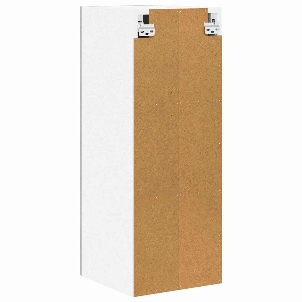 Wall Mounted Cabinet with Door 2 Pcs Grey Sonoma and White 30 X 31 X 80 Cm