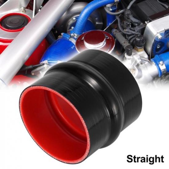 102mm  402  ID Car Straight Silicone Hose Coupler Intercooler Tube Black