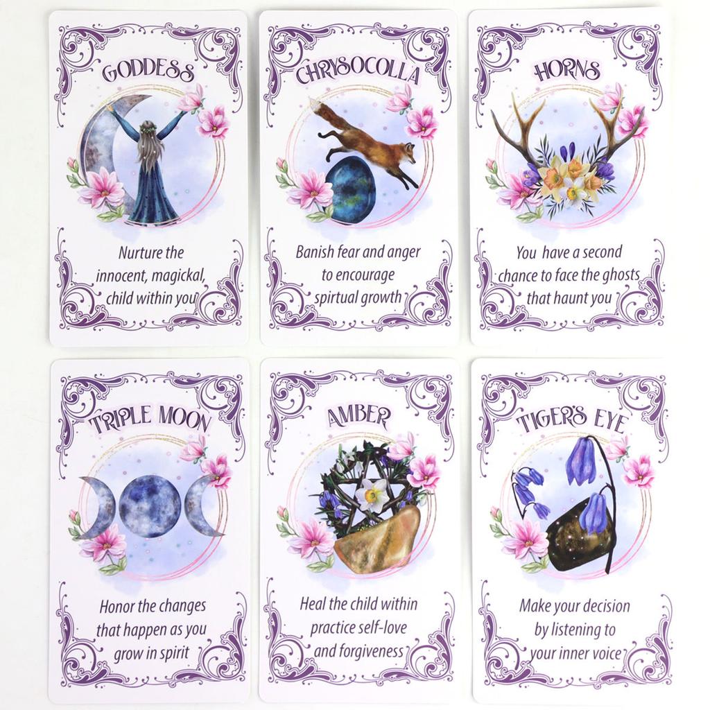 Ostara Oracle Deck 20 Pcs Oracle Cards, Inspirational Altar Deck To Recieve Divine Messages 12*7cm