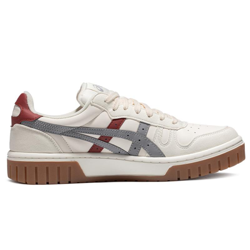 Asics Court Mz Retro Casual Skateboarding Shoes Unisex Beige Gray Sneakers 1203A127-107