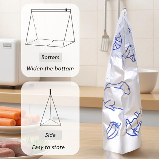 Aluminum Foil Sealed Bags Reusable Leakproof Heat Resistant Sealable Bags Vacuum Zippered Food Pouches with Label Stand-Up Bottom for Vegetable Fruit