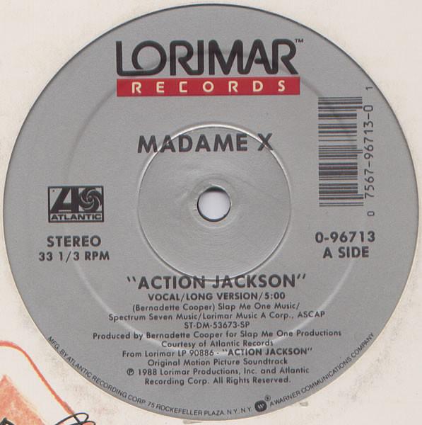 

12inch Record MADAME X - Action Jackson 096713 Lorimar Records 1988 US Dance & Electronica Used