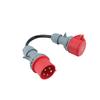 Industrial Water Proof Connector Male To Female Adapter EV Charger Extension Cord Connector for Workshop Construction