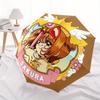 1pc Sakura Crown Wings Umbrella with Plastic Handle,Suitable for All Seasons Home Travel Outdoor UmbrellaM1039