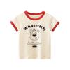Girls' Korean-Style Children's Clothing 2026 Summer New Style Children's Pure Cotton Cartoon Print Short-Sleeved T-Shirt Baby Fashionable Clothes