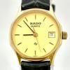 Used [New Battery] RADO Ladies Watch Gold Date 111.5145.2 20790413 New Belt