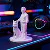 3D Printed Girl And Dog Statues Cute Canine Statues Crafts Desktop Dog Figurine  Home Decoration