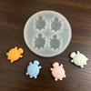 2Pcs Cute Turtle Crab Mold Food-Grade Silicone Mold Chocolate Resin Soap Mold Easy-Release Reusable Baking Mold for Cake Decor Decompression Toy