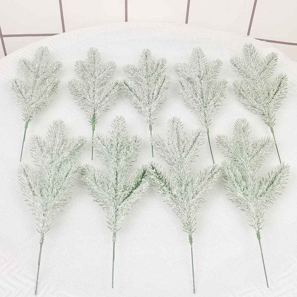 

5Pcs Simulation Plant Cedar Five-forked Pine Needle Christmas Tree Accessories for Outdoor Patio Garden Wedding Home Decor Accessories 5Pcs