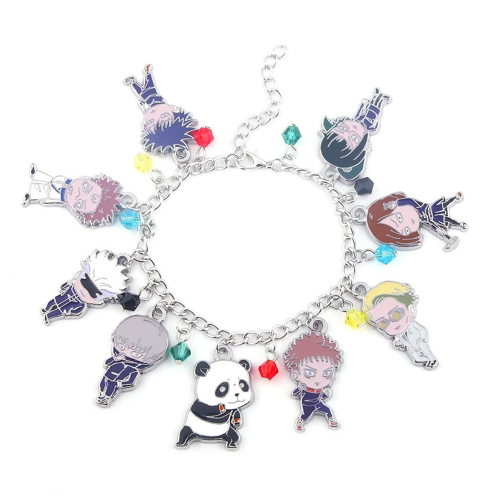 Collana Anime Jujutsu Kaisen Ryomen Sukuna Itadori Yuji Cosplay Oggetti di Scena Ciondoli Anelli Orecchini Per Fan Unisex Gioielli Regali