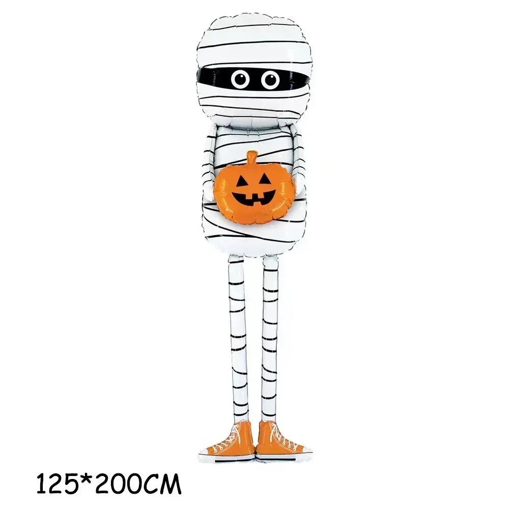 

2025 Хэллоуин надувной шар украшение дома, гигантская стоящая мумия страшное атмосферное украшение, патио гостиная украшения Other