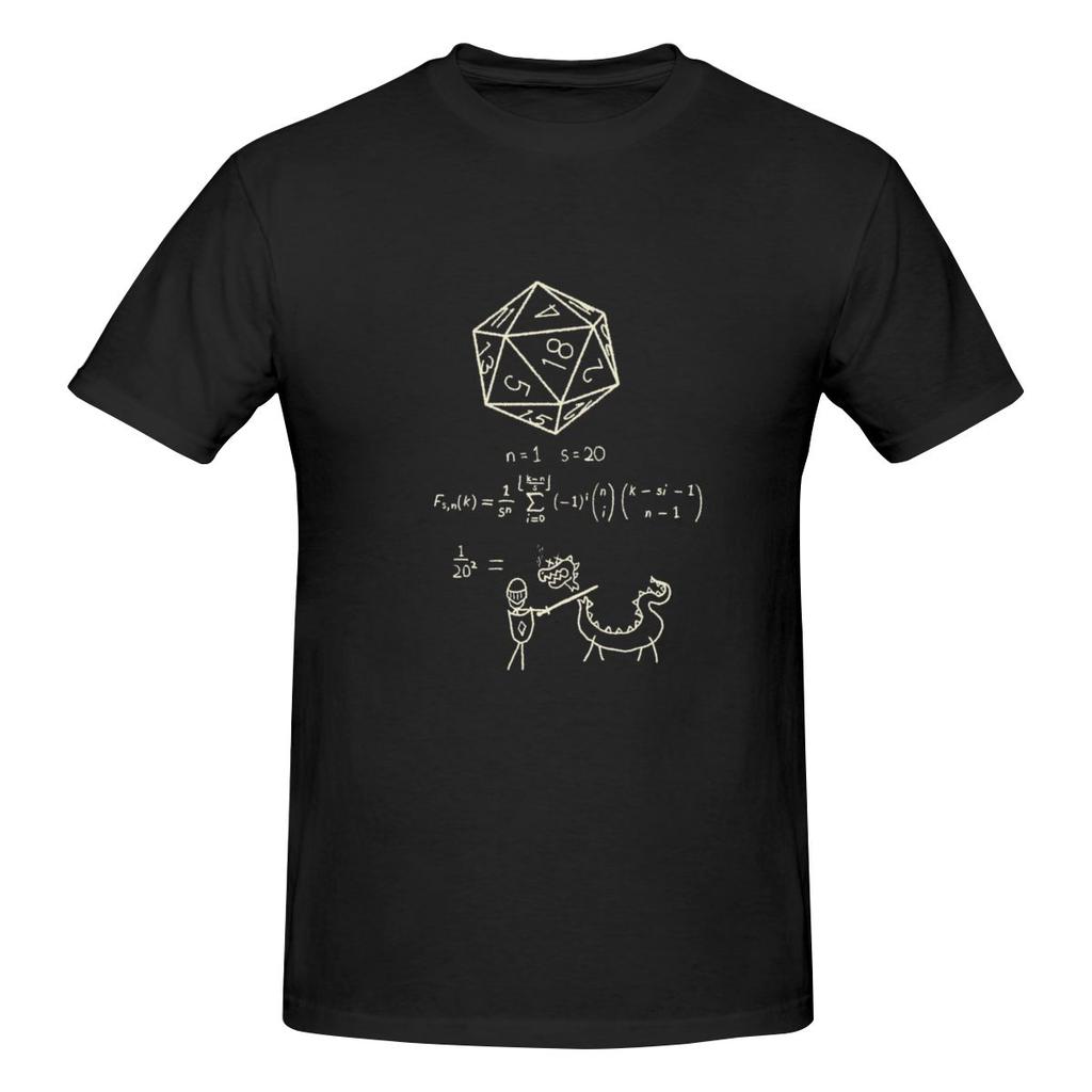 The Science Of 20 Sided Dice Soft And Glutinous Tshirt Fresh And Casual Morandi Colors Short Sleeve
