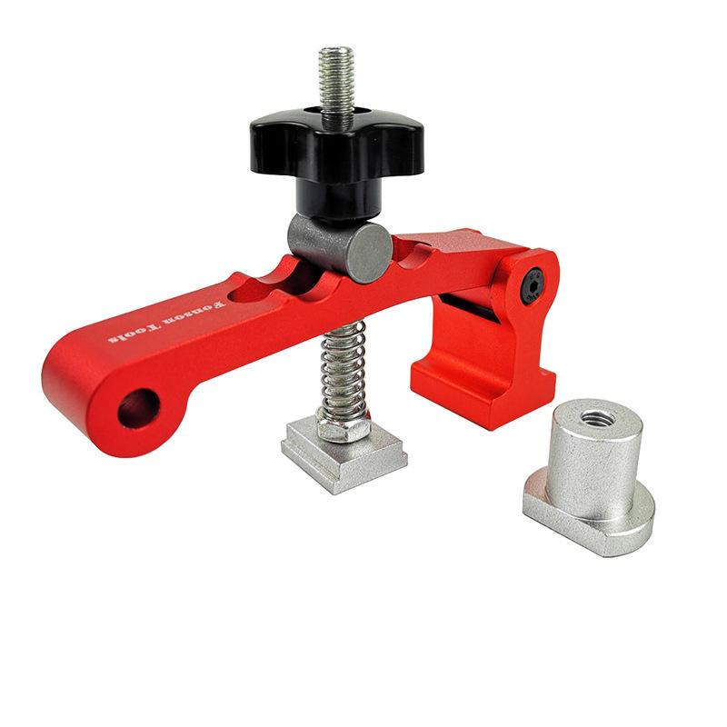 

Woodworking Desktop Hold Down Clamp Desktop Fixed Clip T-Track Clamping Blocks Platen For Woodworking Benches 20MM Hole Tool