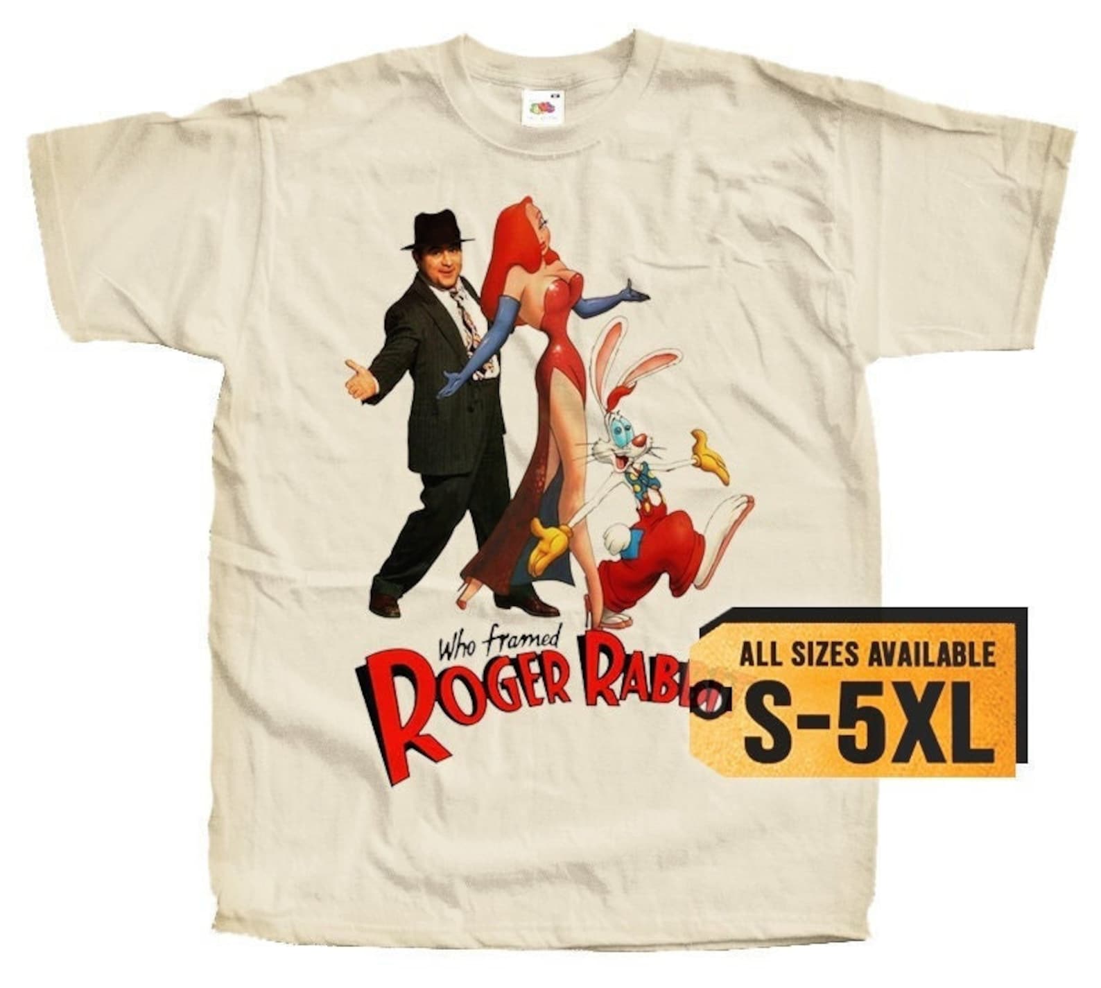 Who Framed Roger Rabbit V2 Poster Men T-Shirt all sizes S-5XL XL
