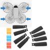 8pcs Drone Propellers Low Noise Lightweight Drone Propellers Blades for Flip Drone