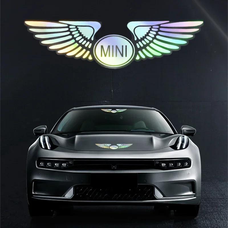 Colorful Reflective Laser Car Refit Personalized Wing Sticker For MINI Cooper JCW WORKS R55 R56 F55 F56 R57 R58 R59 R60 R61 R50 Ksgbw33