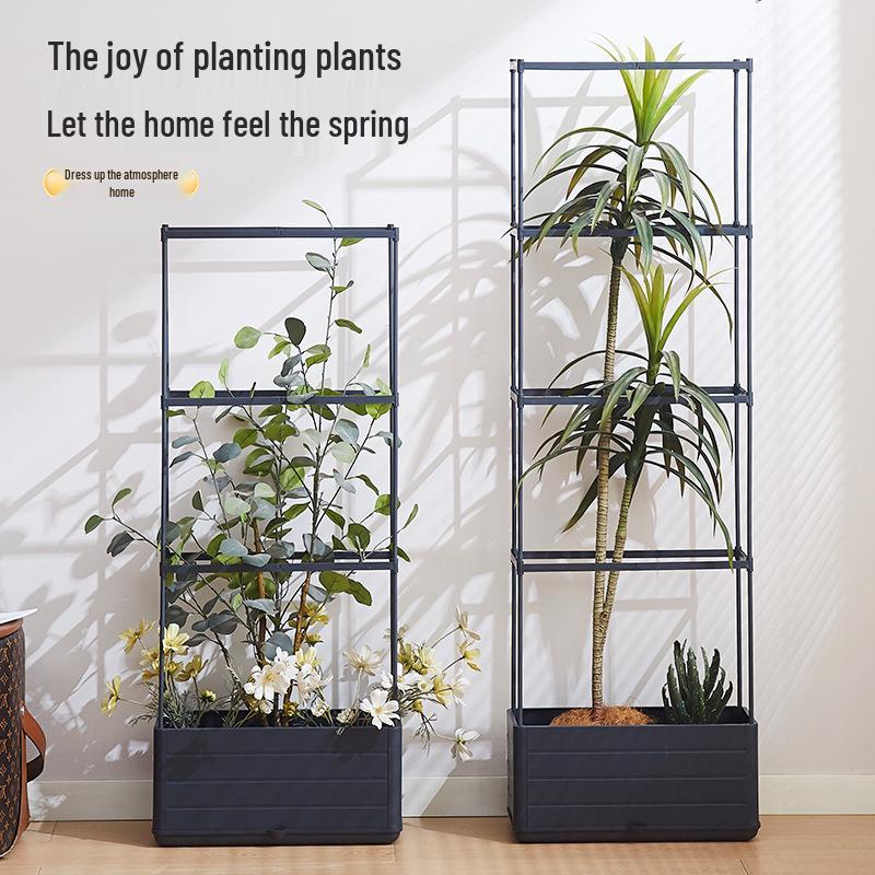 Outdoor Garden Flower Pot Plastic Planter Box for Vegetables and Flowers