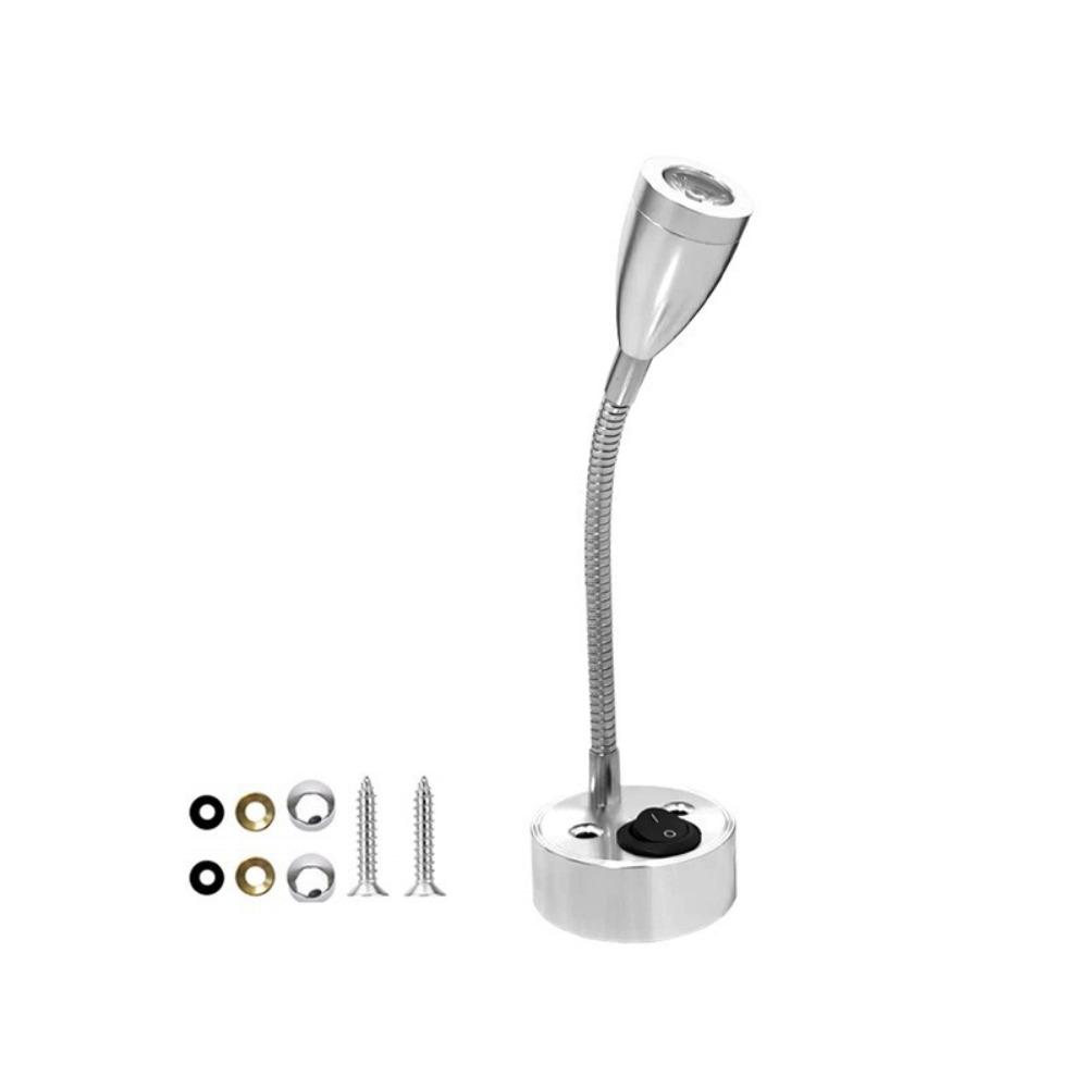 12V -24V LED RV  Spotlight 3W Wall Lamp Portable Interior Reading Lamp  Bedside