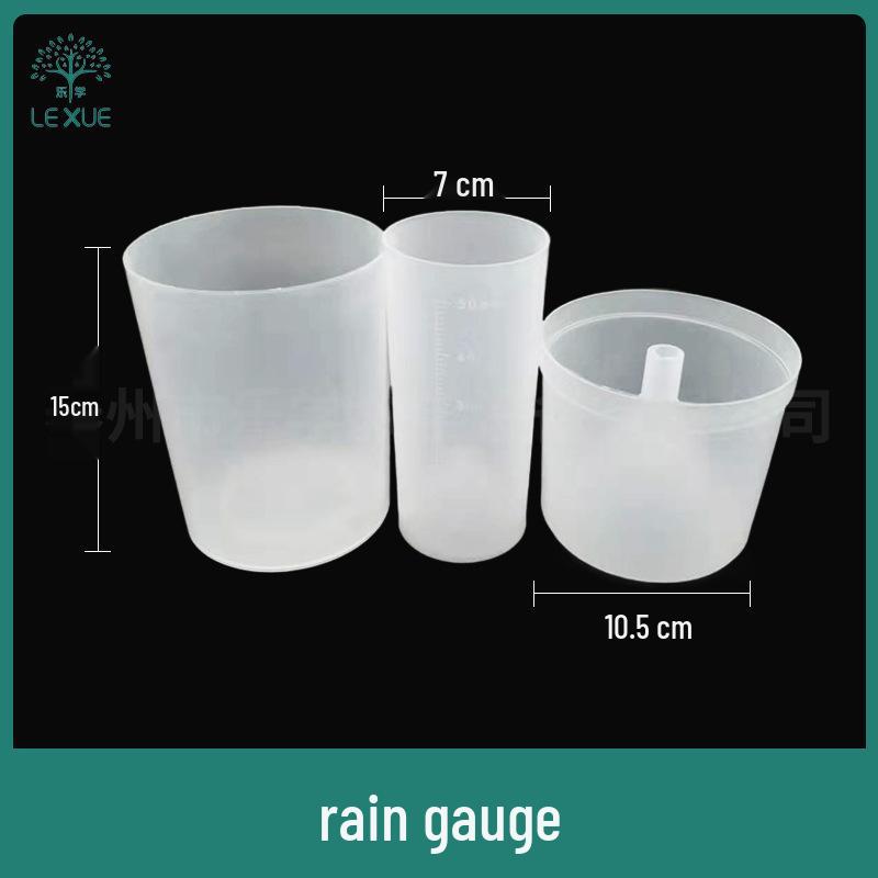 Plastic Rain Gauge Measuring Cylinder for Scientific and Educational Use