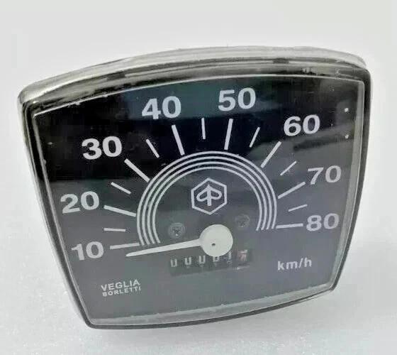 Udostępnij Pasuje do Vespa Special V50 Czarna Tarcza Logo Prędkościomierz Speedo 80 Km/H