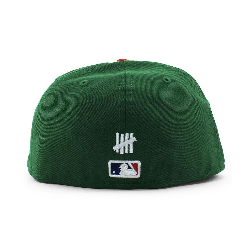 [New Era] UNDEFEATED Collaboration Los Angeles Dodgers 59FIFTY MLB COLLABO FITTED CAP GREEN LOS ANGELES DODGERS UNDFTD Undefeated LA 5950 Hat Sz 7-34