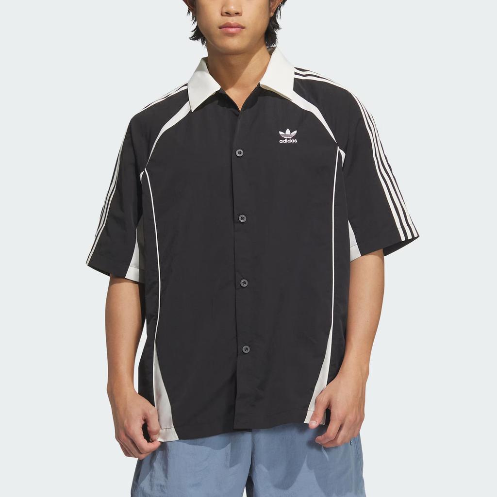 Adidas Originals Retro Ss25 Classic Vintage Sports Polo Shirt Men Tops Black Han-Jade-White KD0947