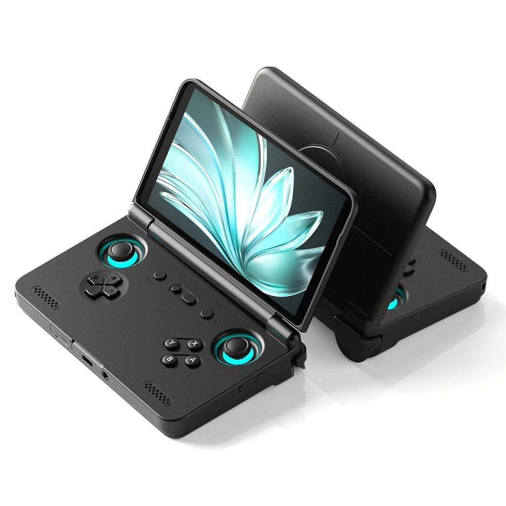 RETROID Pocket Flip2 Handheld Gaming Console 5.5 Inch AMOLED Screen Foldable Gamepad, 8+128G Storage