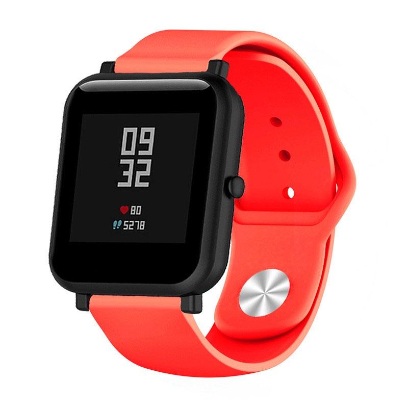Klassisches und langlebiges 20mm weiches Silikon Sport Uhrenarmband für Amazfit Bip Youth