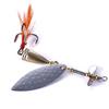 Spoon Winter Ice Fishing Lure, 6g 8g Golden Silver Plate Metal Spoonbait with Treble Hook, for Fishing of Perch and Pike